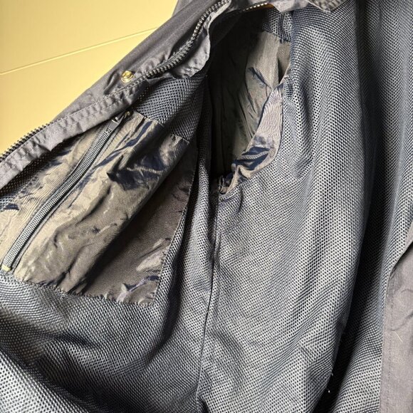 Vtg 1990s Hartwell ViaSport 2:1 Coat Medium Navy & Charcoal - Picture 4 of 15